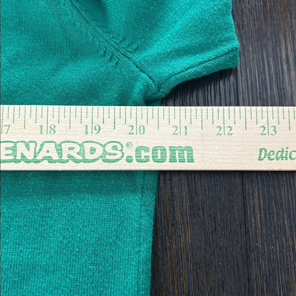 Lands’ End 100% supima cotton v neck sweater